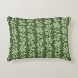Hedera Ivyつる植物 – 植物性の緑のL_Dパターン。 アクセントクッション