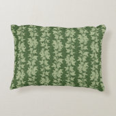 Hedera Ivyつる植物 – 植物性の緑のL_Dパターン。 アクセントクッション (裏面)