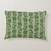 Hedera Ivyつる植物 – 植物性の緑D_Lパターン。 アクセントクッション (裏面)
