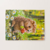 HedgehogとAppleのデイジーパッチ ジグソーパズル (横)