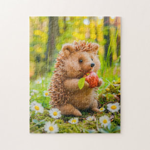 HedgehogとAppleのデイジーパッチ ジグソーパズル