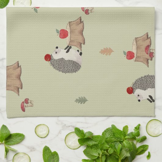 Hedgehog キッチンタオル (折り畳み)