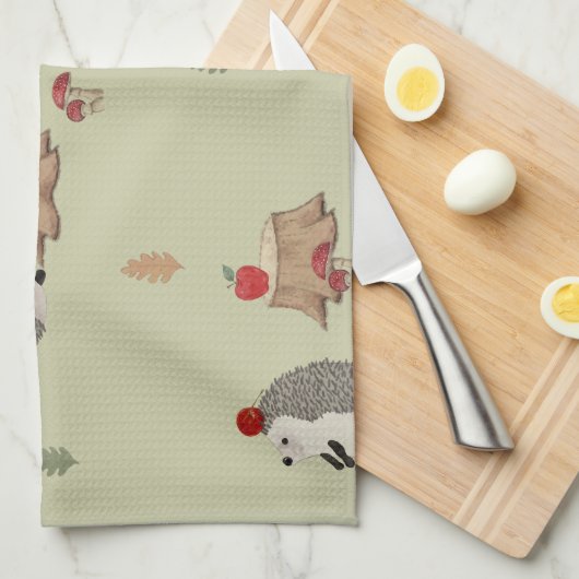 Hedgehog キッチンタオル (四つ折り)
