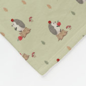 Hedgehog フリースブランケット (角)