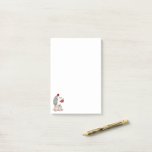 Hedgehog ポストイット (デスク上)