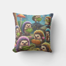 Hedgehog Cushion whimsical design アウトドアクッション