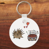 Hedgehog - erizo キーホルダー (正面)