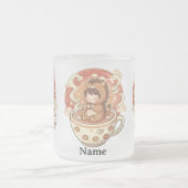 Hedgehog Heat Reveal Magic Coffee Mug フロストグラスマグカップ (中央)