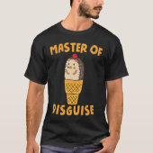 Hedgehog in an Ice Cream Cone Fun Hedge Hog Tシャツ (正面)