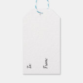 Hedgehog In Fall Leaves ギフトタグ (裏面)