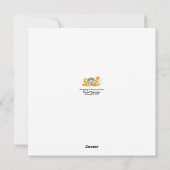 Hedgehog In Fall Leaves シーズンカード (裏面)