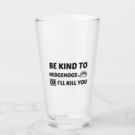 HEDGEHOG KIND タンブラーグラス (正面)