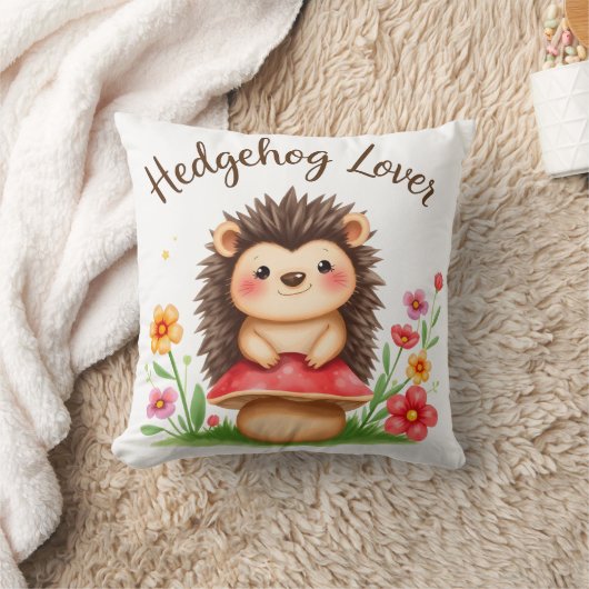 Hedgehog Lover クッション (ブランケット)