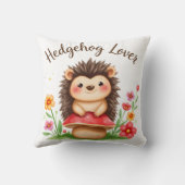 Hedgehog Lover クッション (裏面)