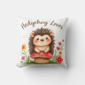 Hedgehog Lover クッション (正面)