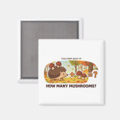 Hedgehog Mushroom Addition マグネット (正面/裏面)