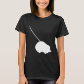 Hedgehog on a Leash Cute Pet Animal Tシャツ (正面)