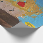 Hedgehog Painting ラッピングペーパー (角)