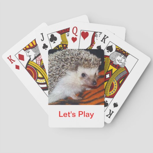 Hedgehog Playing Cards トランプ (裏面)