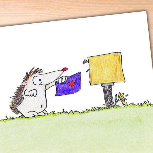 HEDGEHOG POST by Nicole Jane ポストカード