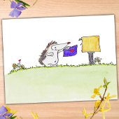 HEDGEHOG POST by Nicole Jane ポストカード
