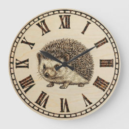 Hedgehog Wall Clock ラージ壁時計
