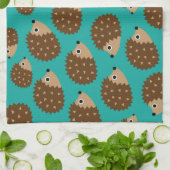 Hedgehogsシームレスパターン(ver.1) キッチンタオル (折り畳み)