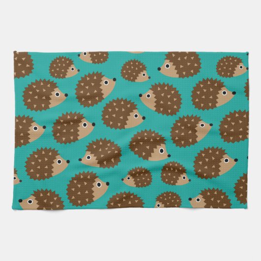Hedgehogsシームレスパターン(ver.1) キッチンタオル (横)