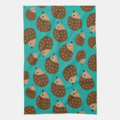 Hedgehogsシームレスパターン(ver.1) キッチンタオル (縦)