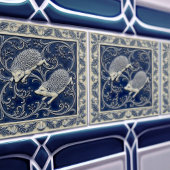 Hedgehogs Arts & Crafts Wall Decor タイル