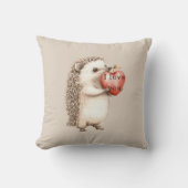 Hedgehogs with Heart Love クッション (正面)