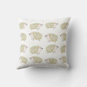  Hedghogs With Holly on  them  クッション (裏面)