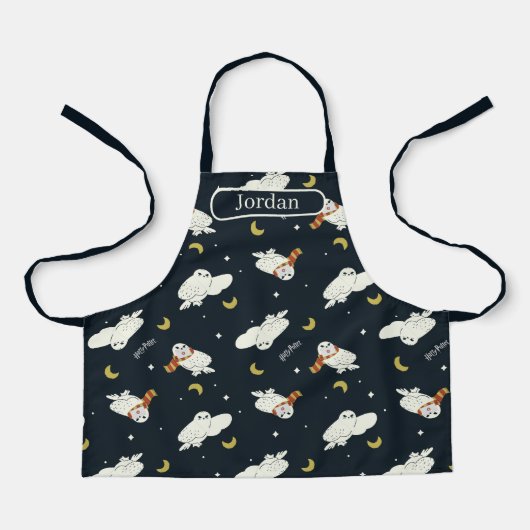 Hedwig Nighttime Moonlight Pattern エプロン (正面)