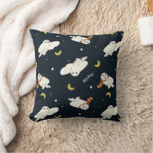 Hedwig Nighttime Moonlight Pattern クッション (ブランケット)