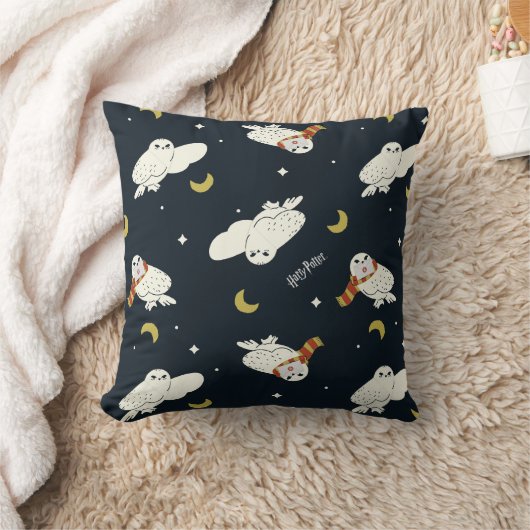 Hedwig Nighttime Moonlight Pattern クッション (ブランケット)