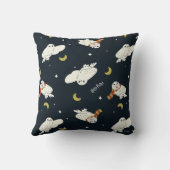 Hedwig Nighttime Moonlight Pattern クッション (裏面)