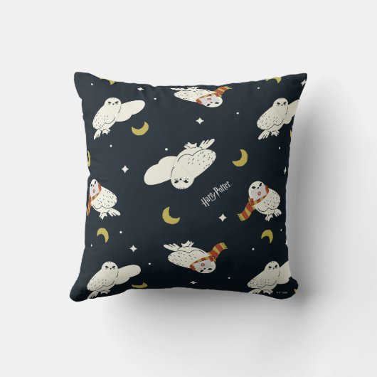 Hedwig Nighttime Moonlight Pattern クッション (裏面)