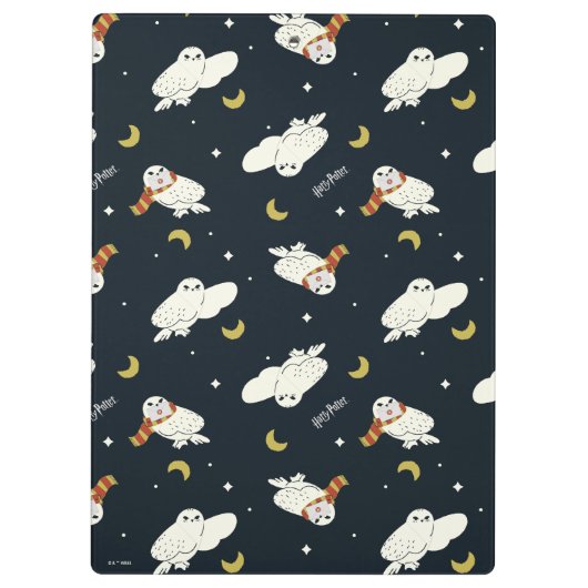 Hedwig Nighttime Moonlight Pattern クリップボード (裏面)