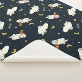 Hedwig Nighttime Moonlight Pattern シェルパブランケット (3/4)