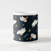 Hedwig Nighttime Moonlight Pattern ジャンボコーヒーマグカップ (正面)