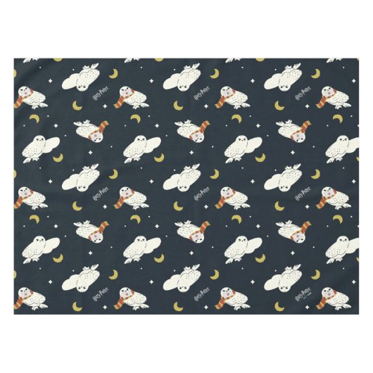 Hedwig Nighttime Moonlight Pattern テーブルクロス (正面(横))