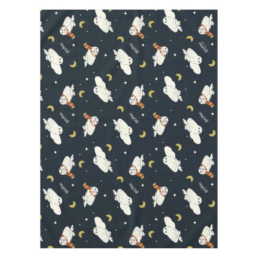 Hedwig Nighttime Moonlight Pattern テーブルクロス (正面)