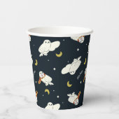 Hedwig Nighttime Moonlight Pattern 紙コップ (裏面)