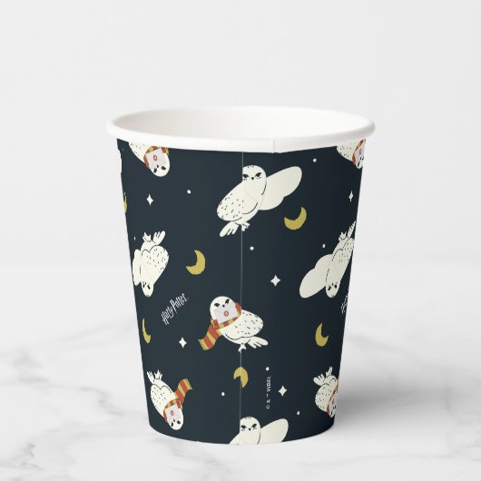 Hedwig Nighttime Moonlight Pattern 紙コップ (右)