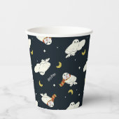 Hedwig Nighttime Moonlight Pattern 紙コップ (正面)