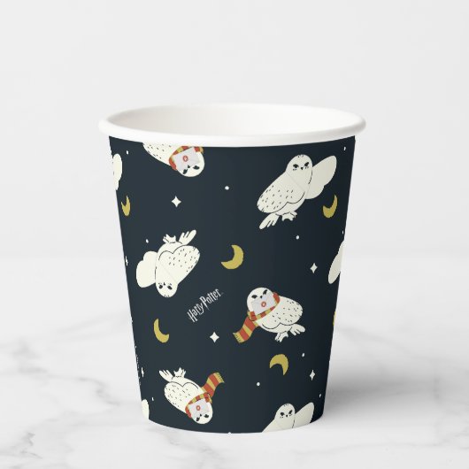 Hedwig Nighttime Moonlight Pattern 紙コップ (正面)