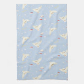 Hedwig Owl Post Letters and Books Pattern キッチンタオル (縦)