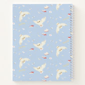 Hedwig Owl Post Letters and Books Pattern ノートブック (裏面)