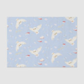 Hedwig Owl Post Letters and Books Pattern 薄葉紙 (正面)