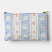 Hedwig Owl Post Stripe Pattern アクセサリーポーチ (裏面)